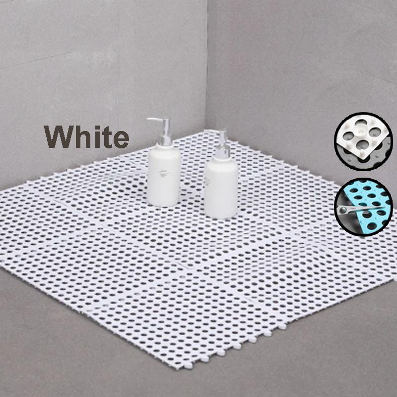GTE Anti Slip Splicing PVC Toilet Kitchen DIY Hollow Floor Mat (4 Colors)