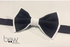 Vintage Soiree Knotted Men's Bow Tie - Black & White