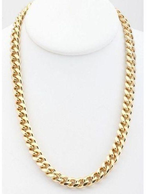 Men's Gold Plated Cuban Links Chain