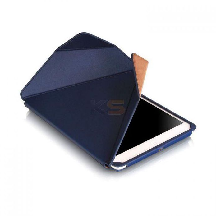 Luxa2 - Butterfly iPad mini Origami Leather Case - Blue (LHA0088-B)