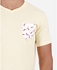 Ultimate Fashion Wear Chilli Pepper Cotton V-Neck T-Shirt - Yellow