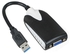 USB 3.0 to VGA Video Graphic Card Multi-Display Cable Adapter for Windows 7 8