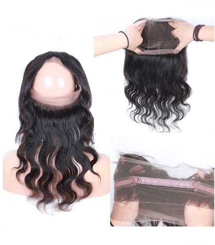 360 Degree Human Hair Closure( All Round) Color 1b Body Wave