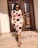 2018 new african women's clothes dress skirt top party casual dresses  suits long sleeve pink l