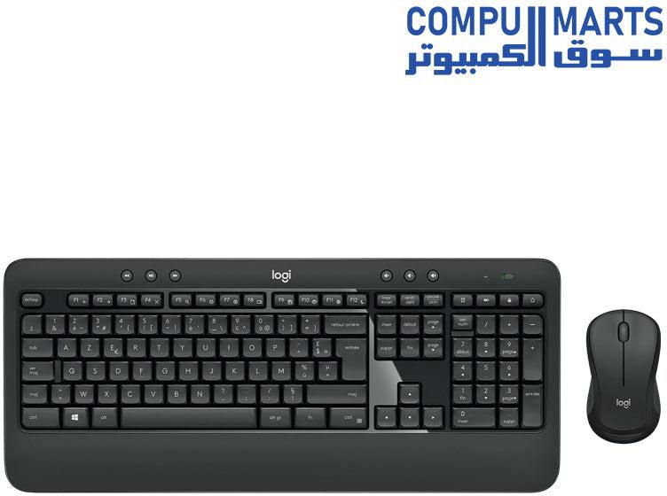 Logitech MK540 ADVD Wireless keyboard and Mouse Combo