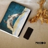 PRODO Leather Sleeve For 15.6-inch Laptop - Whale Design