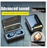 Bluetooth In-Ear Earbuds With Charging Box Black