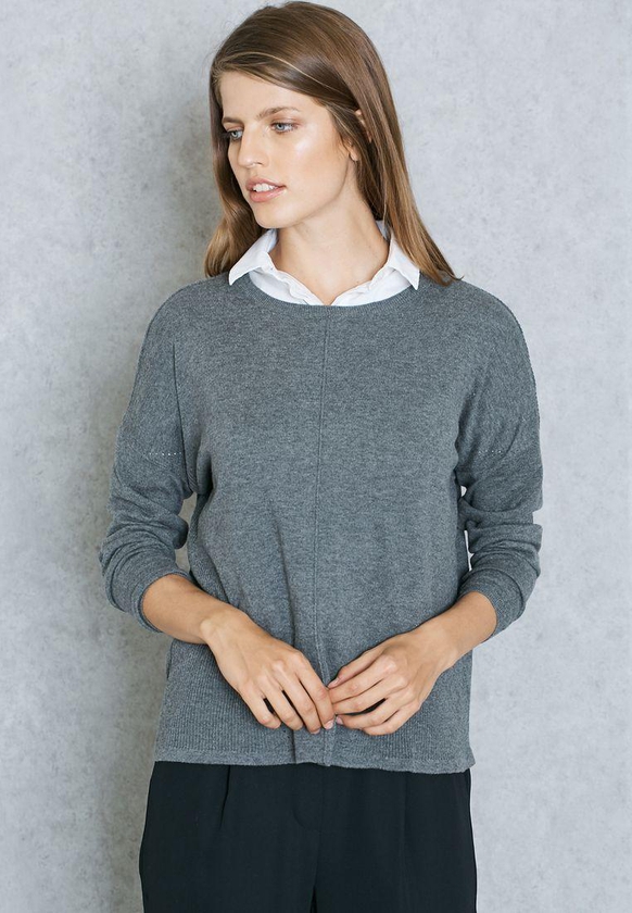 Shirt Hem Sweater