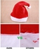 6 Pack Plush Santa Hats Christmas Santa Hat Xmas Hat for Kids 3-10 Years Children Christmas Party Favors Child Kid Toddler Size Red