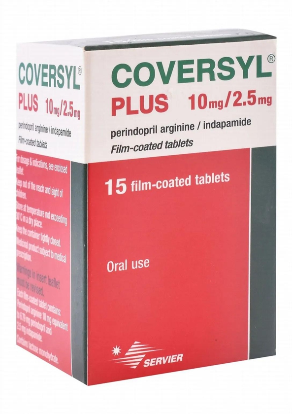 Coversyl Plus | High Blood Pressure 10/2.5mg | 15 Tabs