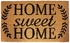 ممسحة أقدام من ألياف جوز الهند بعبارة Home Sweet Home راج آند رج (45 × 75 سم)