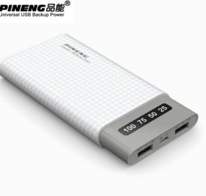 Pineng PN-98110000mAh Ultra Slim Design Power Bank (White)