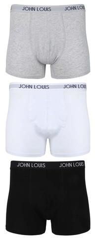John Louis Men's Under Shorts 1x3 Pack Extra-Large Assorted Colors