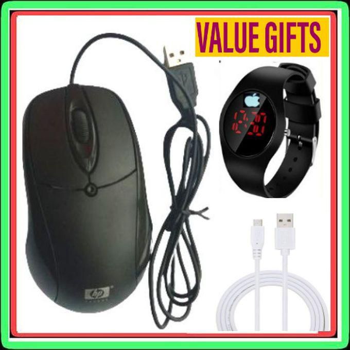 HP Wired Optical Mouse +[FREE MK GIFTS]