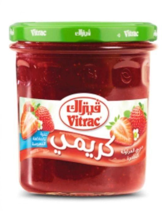 Vitrac مربة الفراولة كريمي - 380 جرام