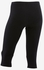 Decathlon Girl Basic Cotton Cropped Leggings - Black