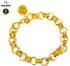 GJ Jewellery Emas Korea Bracelet - Audi Round Hollow 9.0 2660904-2