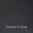 Nautica 31NU22X031-001 Weatherley Passcase Bifold Wallet for Men - Leather, Black