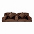Ibed Home 2 Seater Sofa, Brown - 90 x 180 x 9 cm