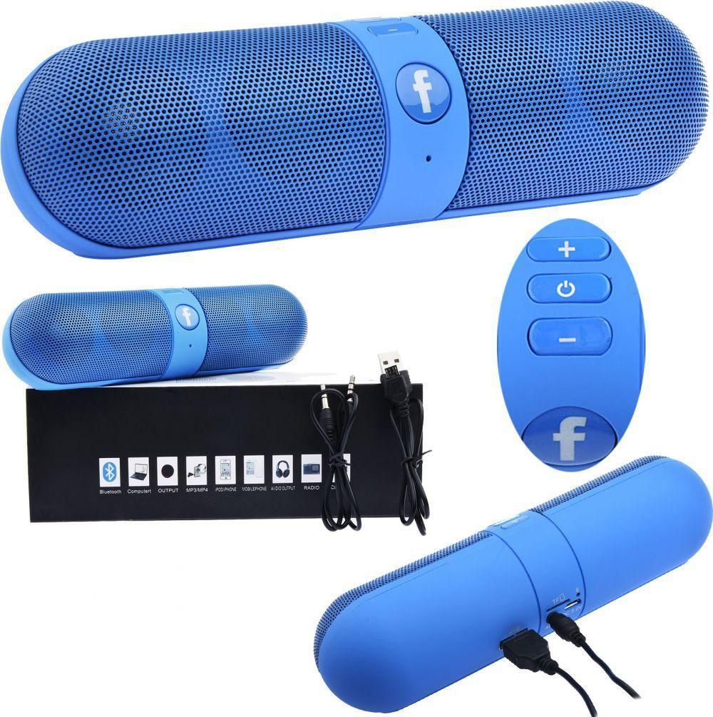 Pill Portable Shockproof Blue Wireless Bluetooth Stereo Speaker For iPhone 5 5s 6 6 Plus
