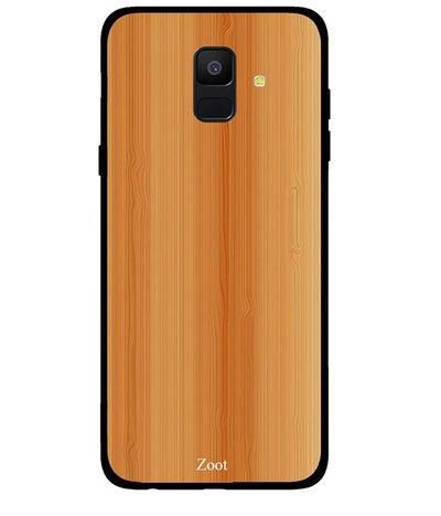 Protective Case Cover For Samsung Galaxy A6 Lined Wood Pattern