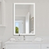 Rectangular Wall Mirror For Bathroom, Bedroom, Entryway, Living Room, White