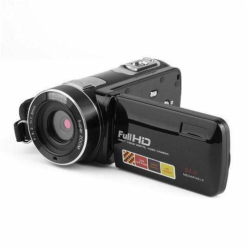 HOT Portable Night Vision Full HD 1920 X 1080 3.0 Inch 24MP LCD Touchscreen 18X Zoom Digital Video Camera Camcorder DV 2017 New LIEGE