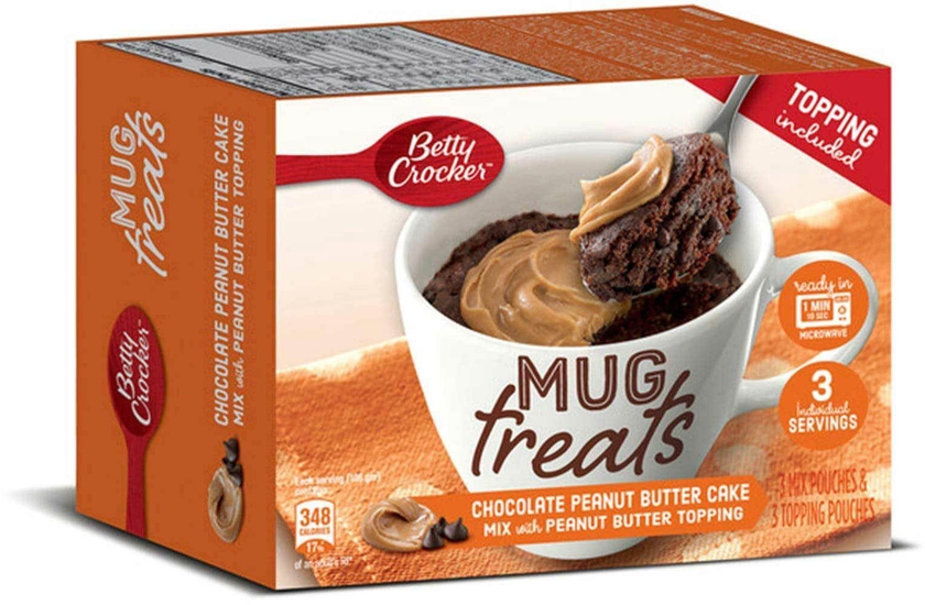 Betty crocker mug treats chocolate peanut butter cake mix 204 g