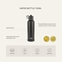 سيترون - زجاجة مياه ستانلس ستيل معزولة بتفريغ الهواء 750 مل - اصفر ثاندر