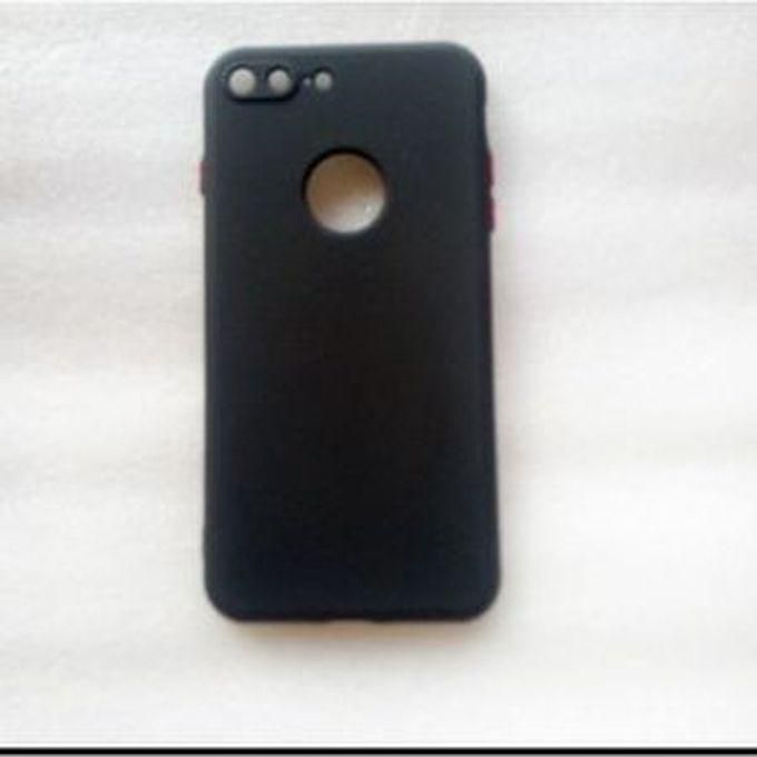 Silicon Back Case For Iphone 7plus/ 8 Plus- Black