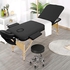 DKLGG Portable Massage Table 3 Fold Massage Bed 84 Inches Adjustable Spa Bed for Therapy Tattoo Salon Spa Facial Treat Folding Massage Table W/Carry Case and Oxford Cloth Pack