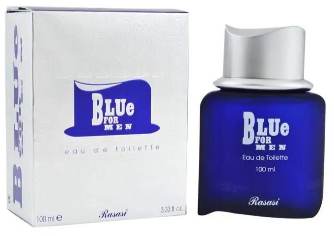 Blue For Men Perfume By Rasasi Eau De Toilette 100ML (3.4 Oz) | Aquatic Pour Homme Spray 100ml