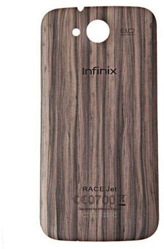 Infinix X501 Wood Texture Case - Brown