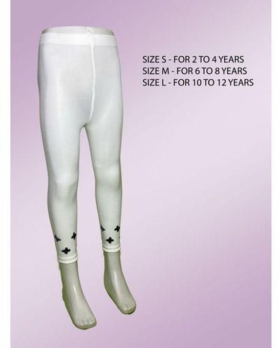 Tights Girl Summer Permoda - Butterfly - OFF-White