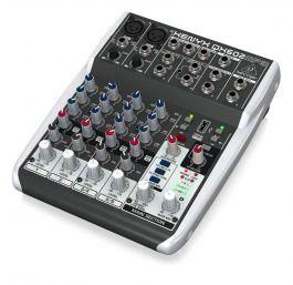 Behringer Xenyx QX602MP3 6-Input 2-Bus Analog Mixer with MP3 Player and Effects