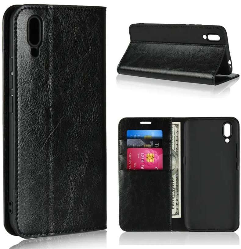 Vivo X23/X21/X20 Plus/vivo Nex S/Nex A Shockproof Protective with Folio Flip Wallet Leather Case