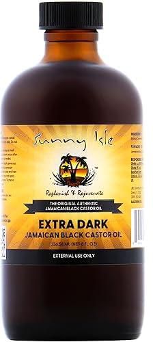Sunny Isle Jamaican Black Extra Dark Castor Oil 8 Oz