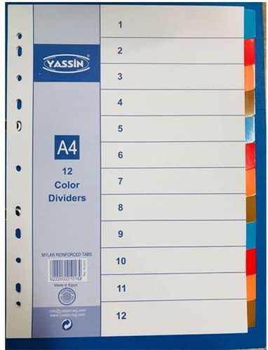 Yassin Separators 12 Colors Classic