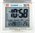 Casio dq-750f-7df digital alarm clock - silver