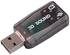 5.1 Channel USB Sound Card Black