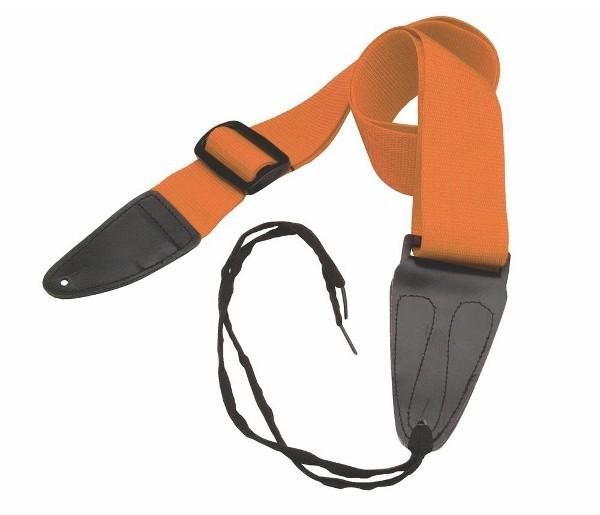 OSS GSA10OR Guitar Strap with Leather Ends (Orange)
