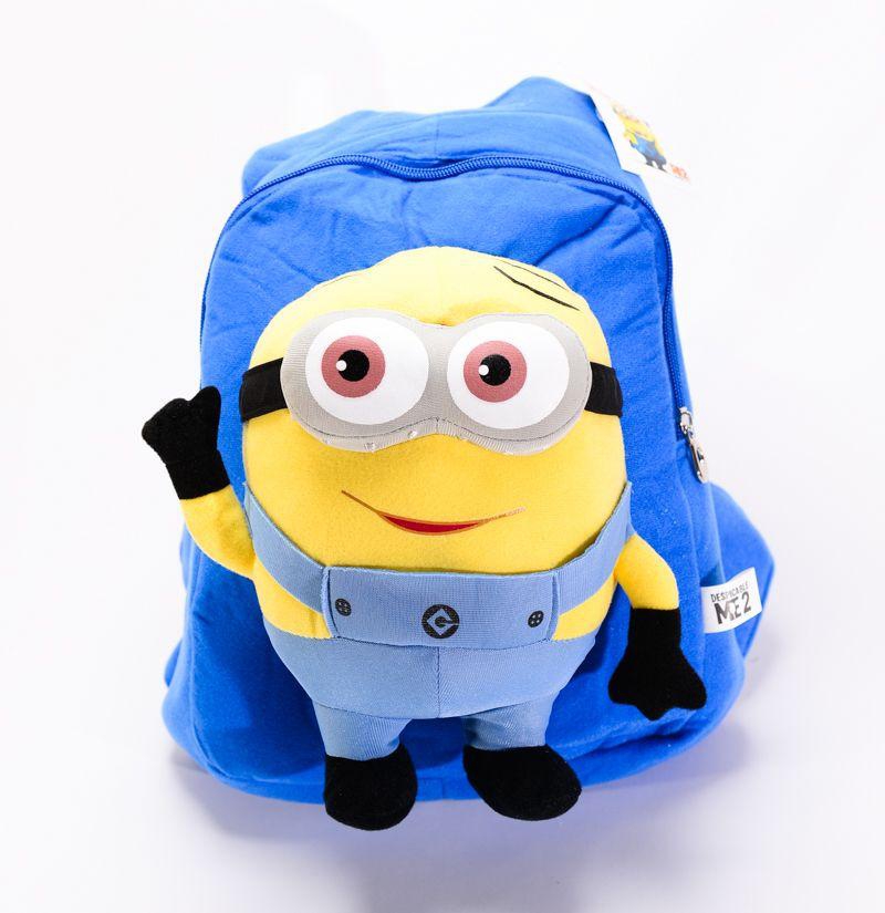 Despicable Me2 - Minion Plush Backpack School Bag - Dave