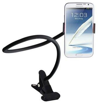 Universal Car Holder Stand Lazy Bed Phone Holder Selfie Mount For iPhone 4S/5/5C/5S, Samsung Black