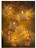 حبل فرع نور ليد زينة رمضان فانوس نحاس 3 متر إضاءة ليد - ذهبي