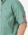 Andora Solid Linen Shirt - Light Green