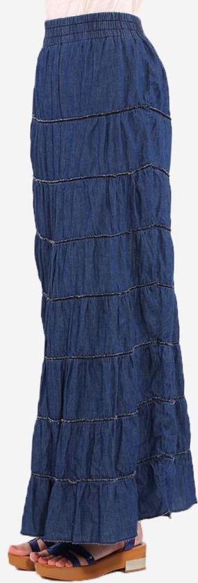 Ravin Plain Maxi Skirt - Blue