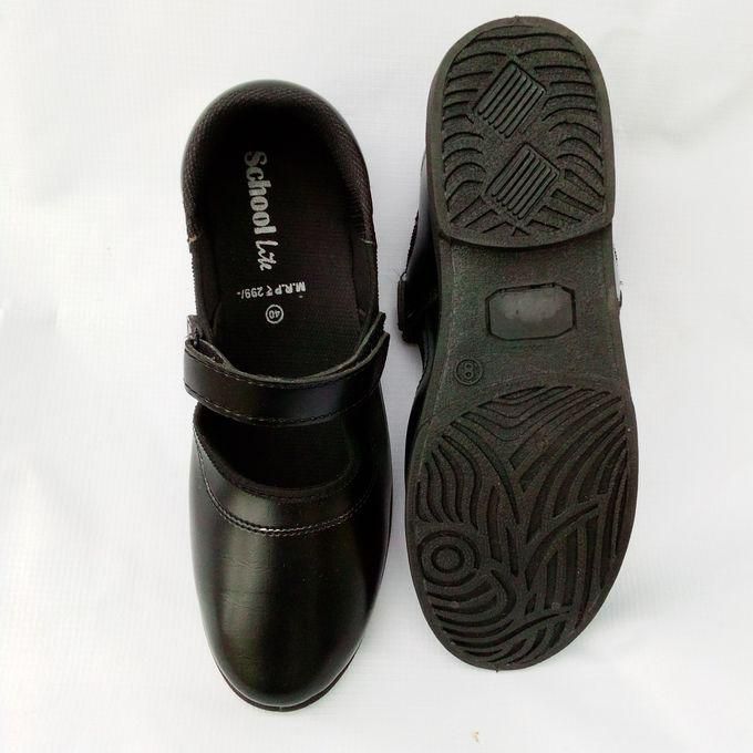 Girls Flat Leather School Shoe -black price from jumia in Nigeria - Yaoota!