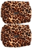 Lurrose 2pcs Modern Head Leopard Wrap Chic Headband Stretch Headband Knot Headband Sports Yoga Hair Accessories Head Decoration