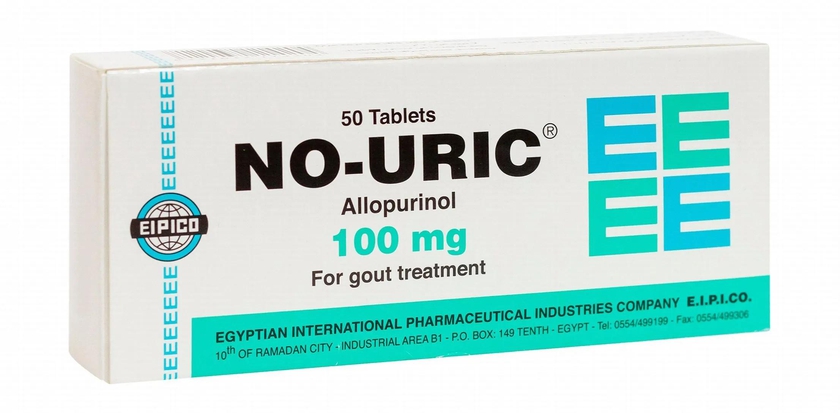 No-Uric | To Lower Uric Acid 100mg | 50 Tabs