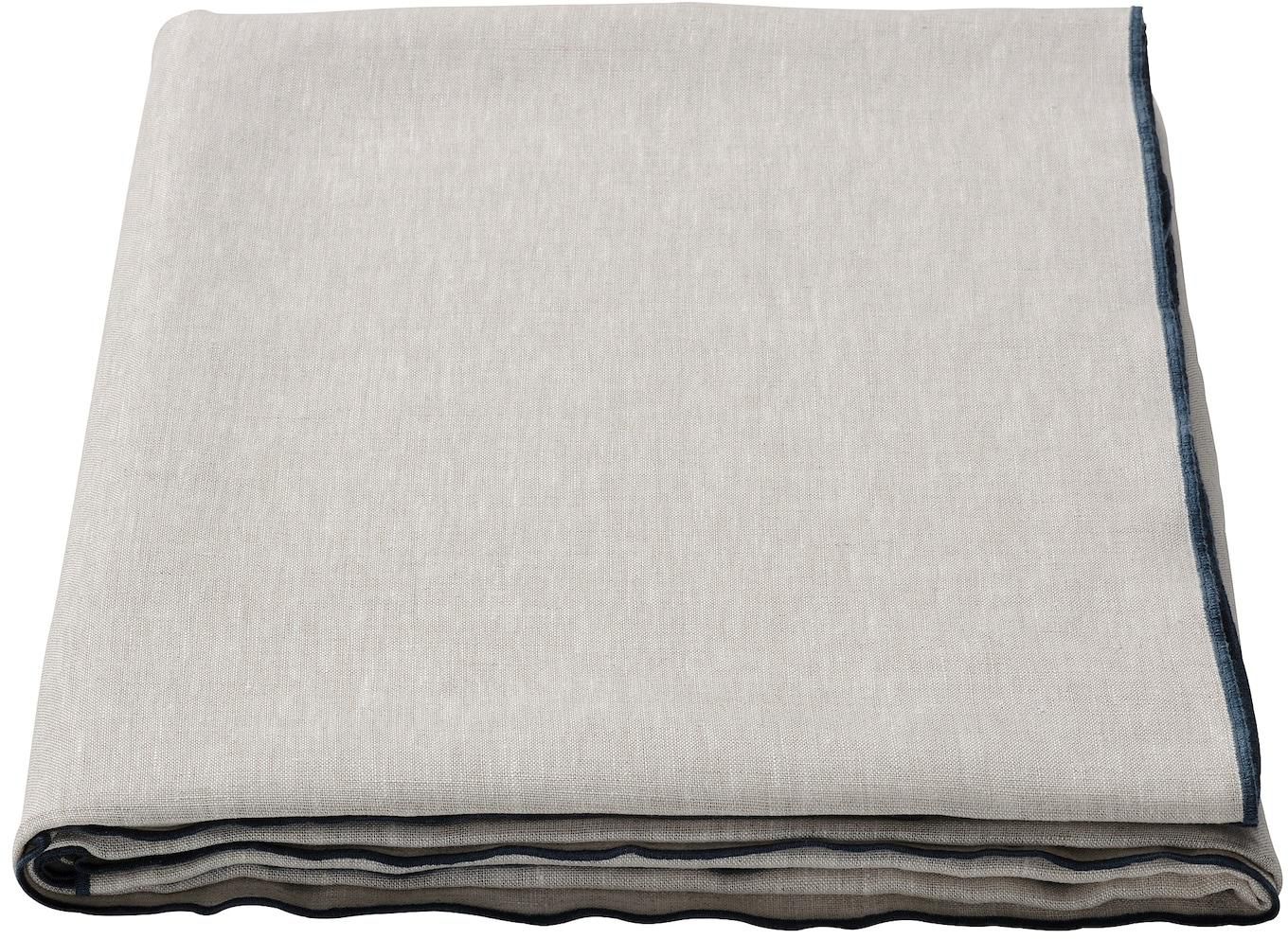 OMBONAD Tablecloth - natural colour/beige 150x250 cm